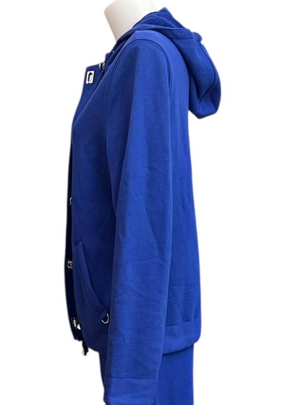 Lauren Ralph Lauren Blue Hooded Zip Jacket & Maxi Dress Set - Picture 15 of 16